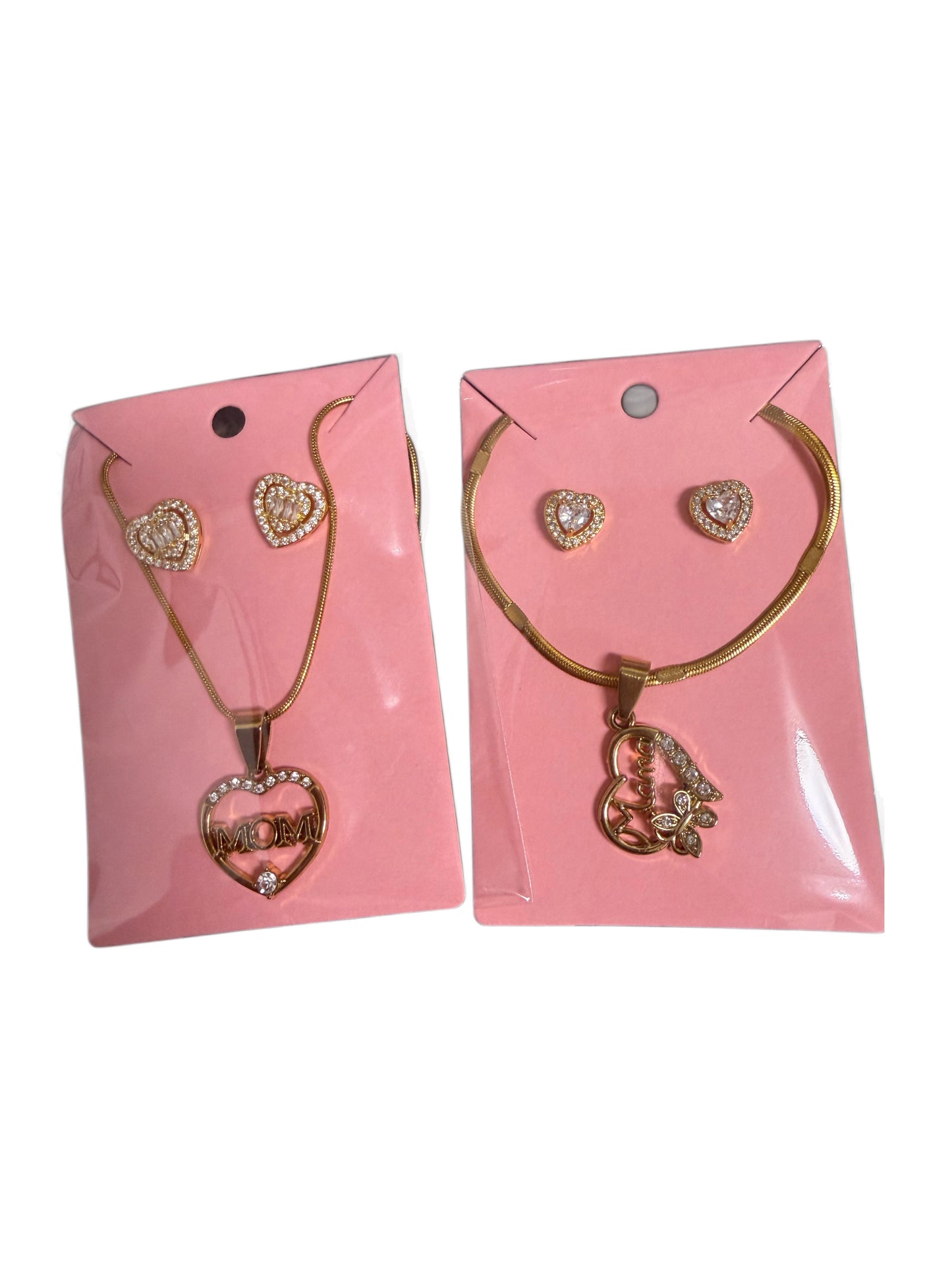 Mom set earring+necklace